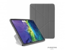 Pipetto Origami iPad Air 10.9吋(4/5代) TPU多角度多功能保護套 - 深灰色